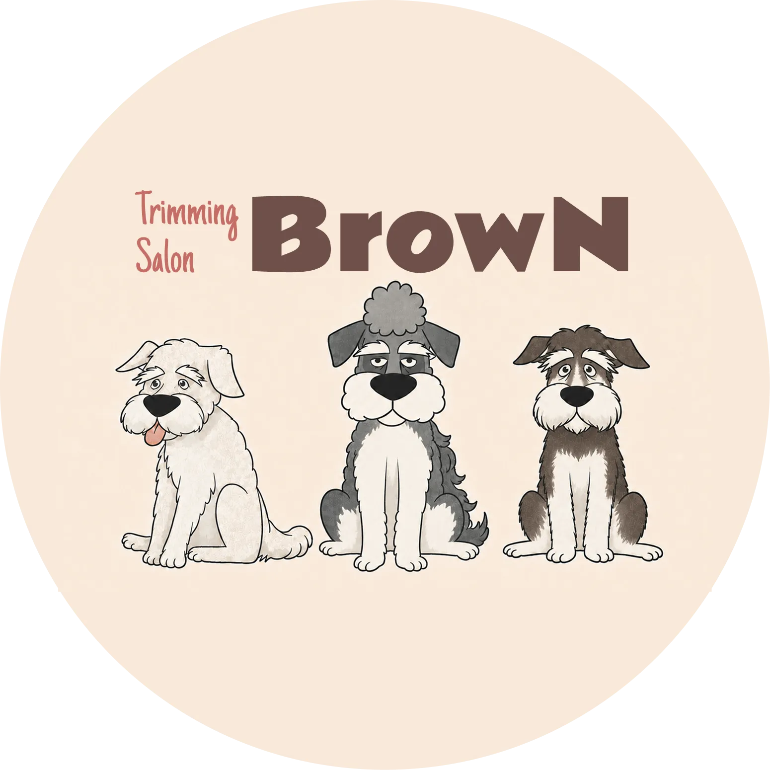 Trimming Salon BrowNロゴ